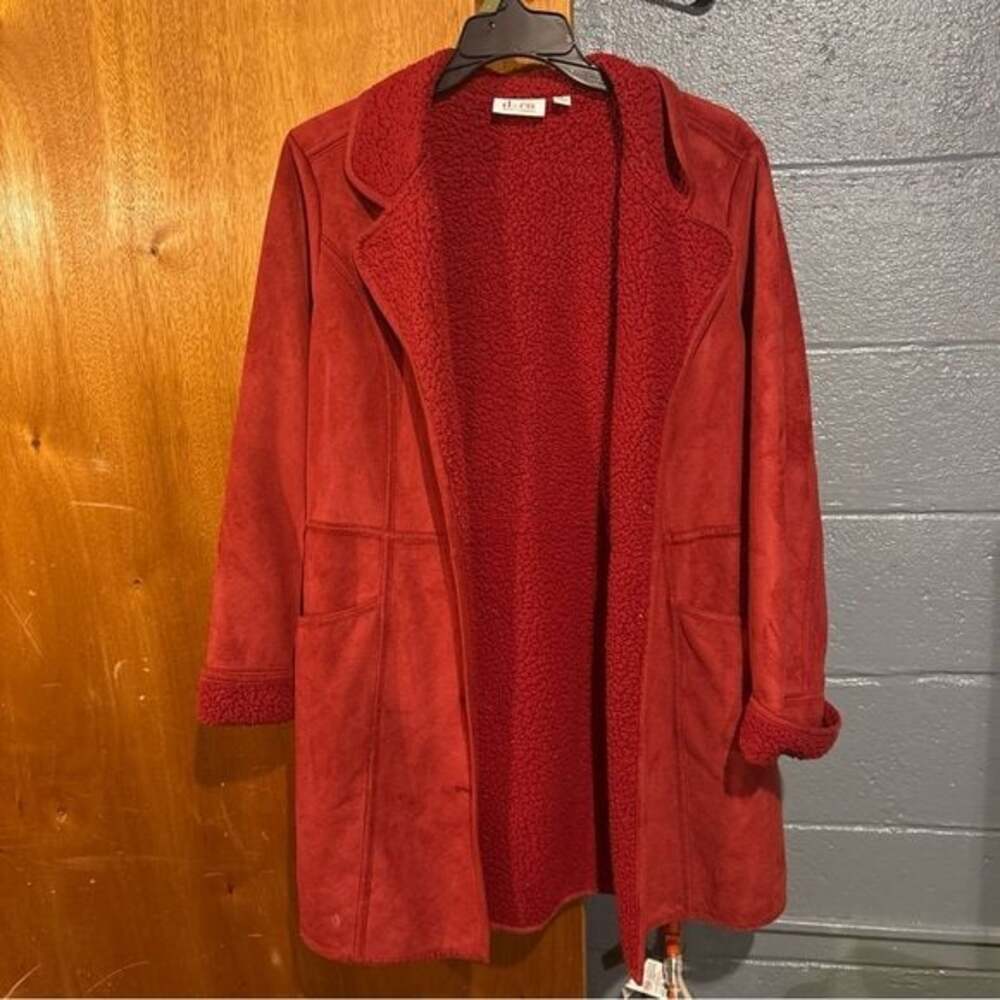 C0001 Chic Red Teddy Jacket